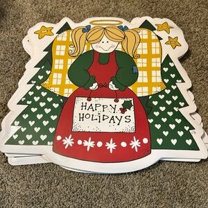 Festive Holiday Angel Decoration